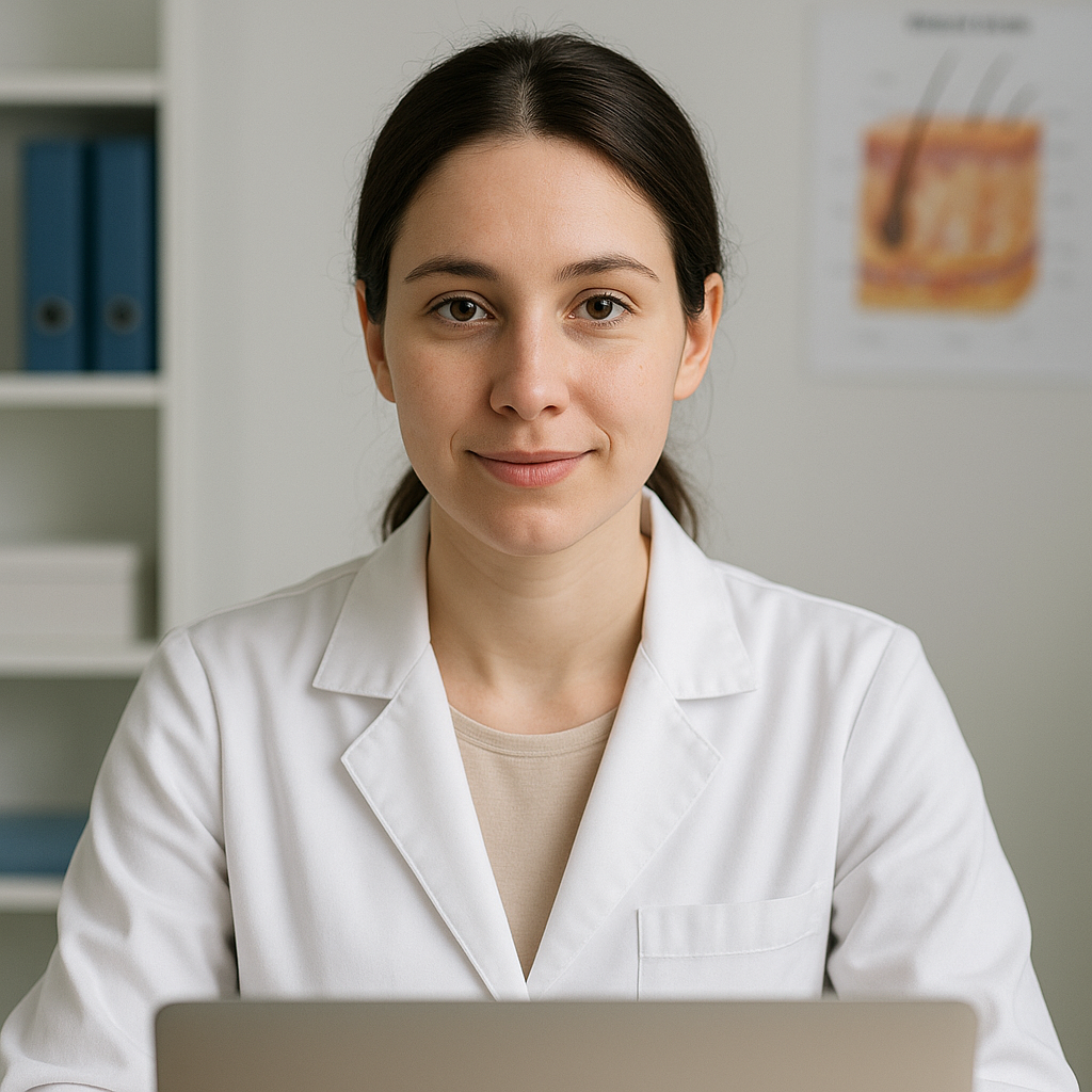 Dr. Carter is a licensed dermatologist who combines scientific expertise with a warm, supportive communication style. She excels at helping users navigate concerns such as sensitivity, acne, and daily skin maintenance.